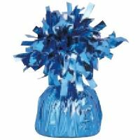 Light Blue Mylar Balloon Weight