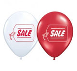 Red & White SALE Balloons (2 - 3 days float time)