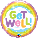 Get Well Clouds Foil Balloon