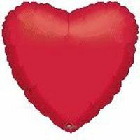 Red Heart 45cm Foil Balloon