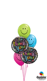 Thank You Chalk Board Smiles Balloon Bouquet