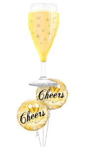 Cheers Champagne Balloon Bouquet