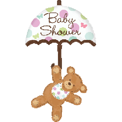 Baby Shower Teddy Balloon Shape
