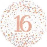 16 Fizz Rose Gold Foil Balloon
