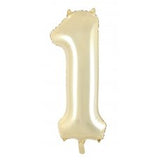 Number 1 Luxe Gold Foil Balloon