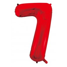 Number 7 Red Megaloon Number (86cm)
