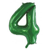 Number 4 Green Megaloon Number (86cm)