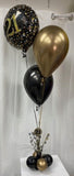 21st Black & Gold Table arrangement