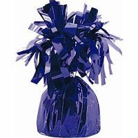 Purple Mylar Balloon Weight