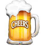 Cheers Beer Mug Shape Foil Balloon