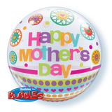Happy Mother's Day Circles Bubble Balloon