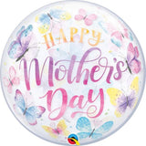Happy Mother's Day Butterflies Bubble Balloon