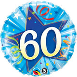 60 Blue Star Foil Balloon