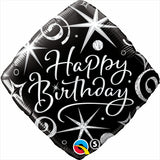 Happy Birthday Elegant Diamond Balloon
