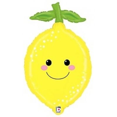 Smiling Lemon Shape Foil Balloon