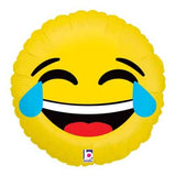Laughing Smiley Emoji Foil Balloon