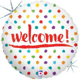 Welcome! Spots 45cm Foil Balloon