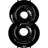 Number 8 Black Megaloon (86cm)