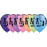 5 x Rock & Roll Latex Balloons (2-3 Days Float time)