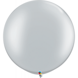 Metallic Silver Jumbo Balloon (75cm)