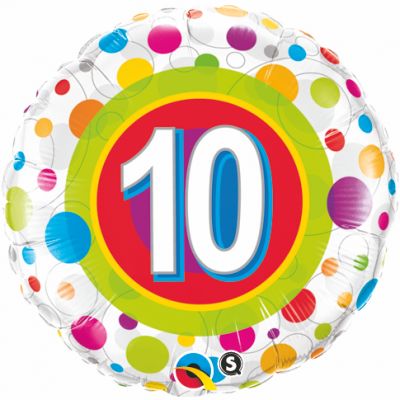 10 Spots Foil Balloon