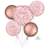 Elegant Happy Birthday Balloon Bouquet
