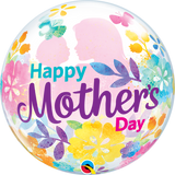 Happy Mothers Day Pastel Balloon Gift Jar