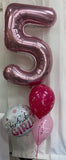 5th Birthday Girl Pink Bouquet (Age 1 - 5 available)