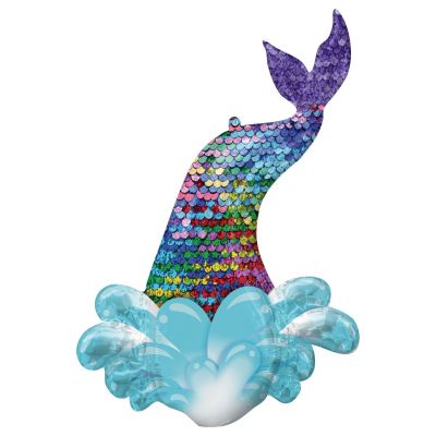 Mermaid Tail Shape Foil Balloon