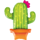 Cactus Flower Shape Foil Balloon
