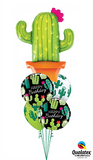 Happy Birthday Cacti Balloon Bouquet