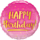 Pink Birthday Balloon Stand