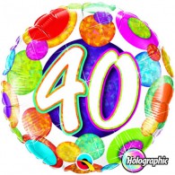 40th Birthday Big Dots & Glitz