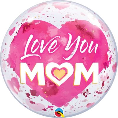 Love You Mum Bubble Balloon