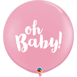 Oh Baby ! Pink Jumbo Balloon