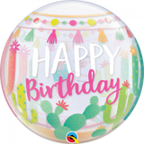 LLama Happy Birthday Bubble Balloon