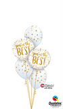 You're the Best Gold Balloon Bouquet