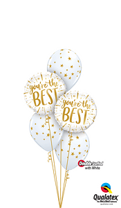 You're the Best Gold Balloon Bouquet