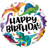 Birthday Dinosaurs Foil Balloon