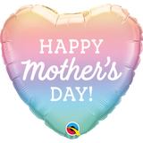 Happy Mothers Day Ombre Heart Balloon