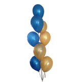 9 Balloon Floor Arrangement with Hi Float (2-3 days float time)