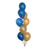 9 Balloon Floor Arrangement (10-12 hours float time)