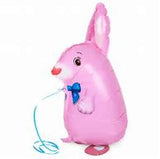 Pink Bunny Walking Pet Balloon