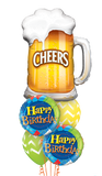 Cheers Birthday Balloon Gift