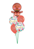 Gingerbread Man Merry Christmas Bouquet