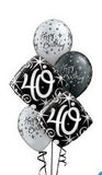 Birthday Number Balloon Gift (age 18, 21, 30, 40, 50, 60, 70, 80 available)