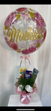 Happy Mothers Day Floral Large Balloon Gift (Various designs available)