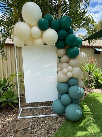 Sign Frame with Balloon Garland