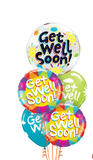 Get Well Soon Clouds Bubble Balloon Bouquet 