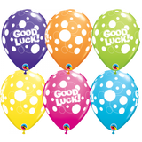 5 x Good Luck Latex Balloons